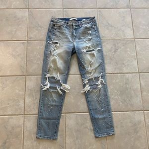 KanCan Distressed Boyfriend Jeans